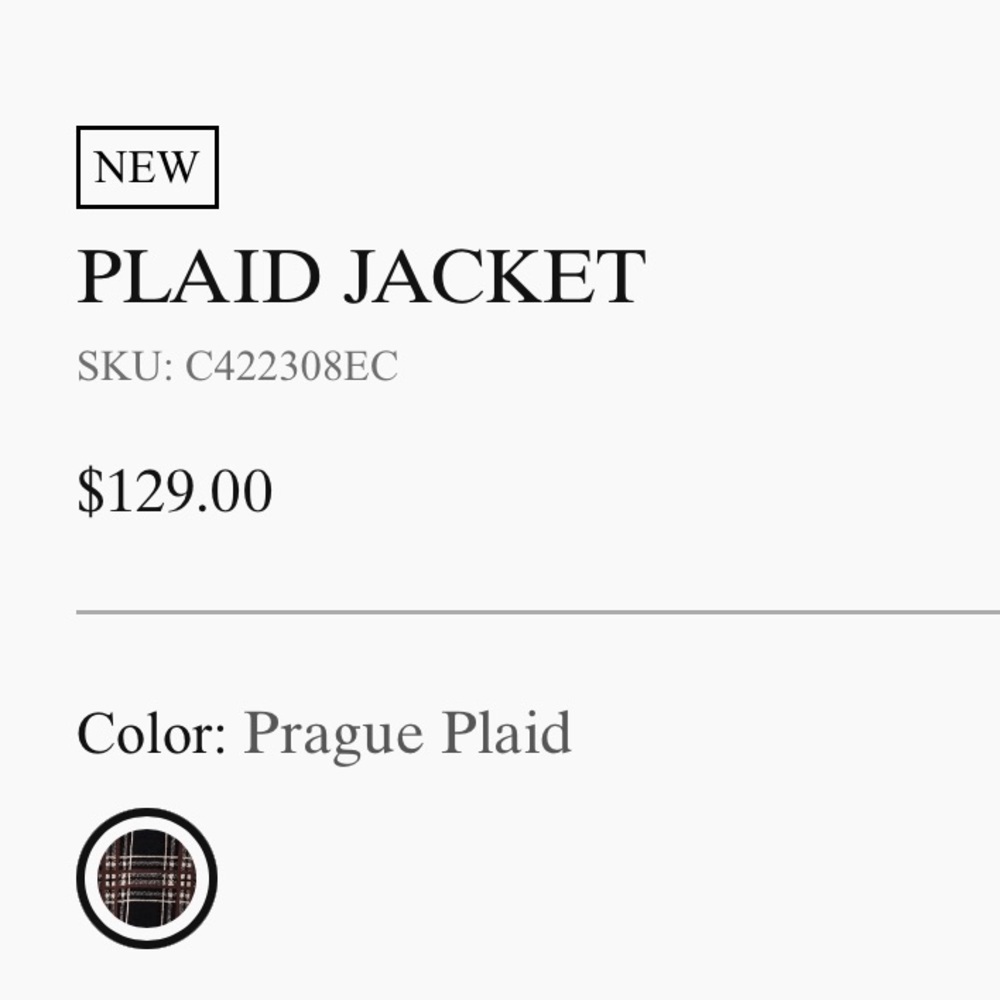 Cyrus plaid jacket - Picture 5 of 12